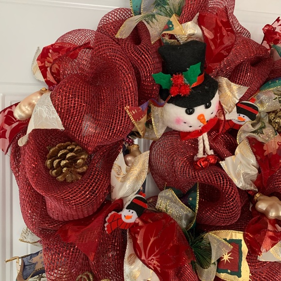 New handmade Christmas wreath - Picture 2 of 3